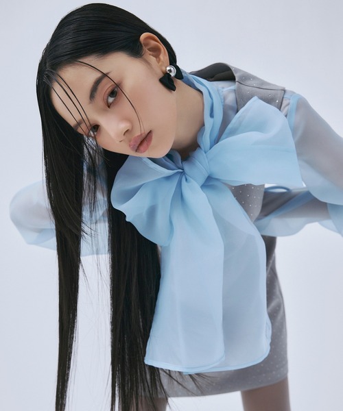 「EIMY ISTOIRE」 ノースリーブワンピース M アイボリー レディースの画像
