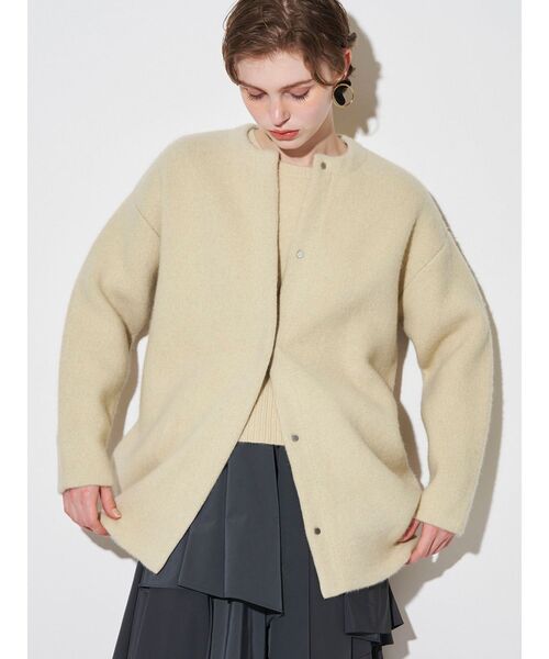 エレンディーク　ELENDEEK ラクーン カーディガン ELENDEEK（エレンディーク） カーディガン CNラクーンミックスダブル