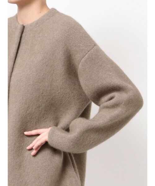 ELENDEEK（エレンディーク） カーディガン CNラクーンミックスダブル