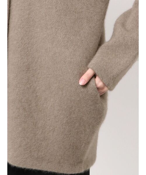 ELENDEEK（エレンディーク） カーディガン CNラクーンミックスダブル