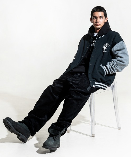 「AAPE BY A BATHING APE」 ジャケット LARGE ブラック メンズ_画像7