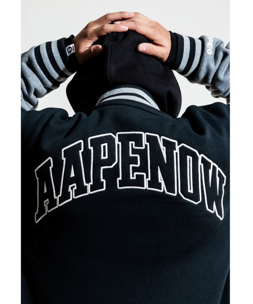 「AAPE BY A BATHING APE」 ジャケット LARGE ブラック メンズ_画像9