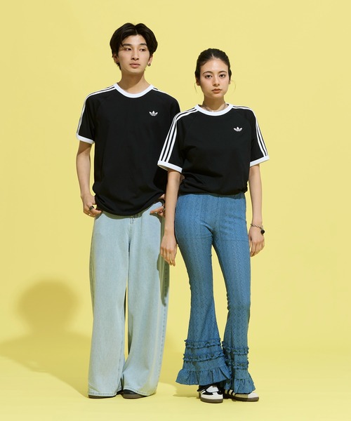 adidas（アディダス） adidas tシャツ スリーストライプ Tシャツ