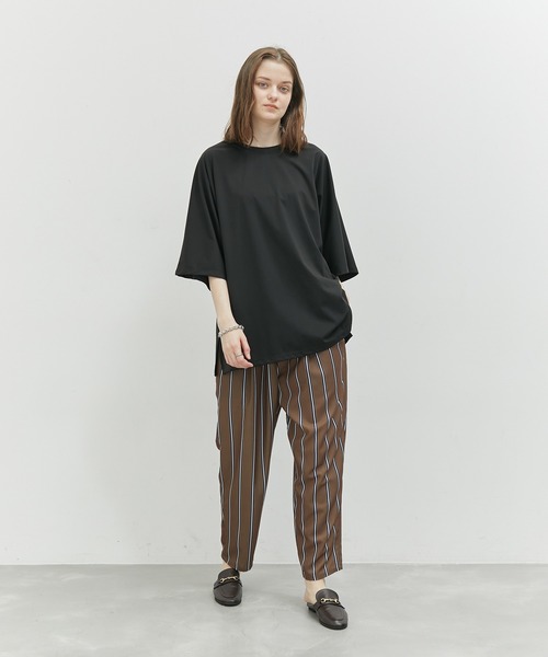 「JUNRED」 イージーパンツ M ダークブラウン メンズ_画像9