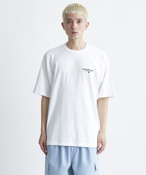 「DC SHOES」 半袖Tシャツ MEDIUM ホワイト メンズ_画像2