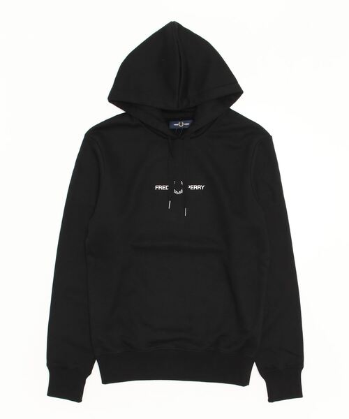FRED PERRY（フレッドペリー） プルオーバーパーカー S ブラック 