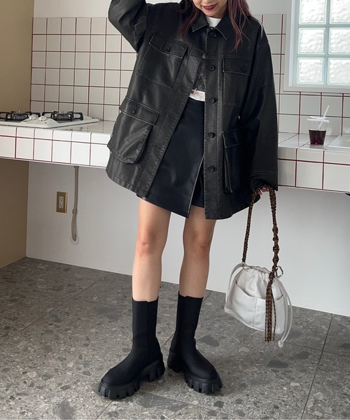 「JEANASIS」 ジャケット FREE ブラック系その他 レディース_画像9