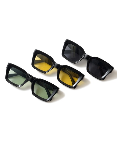 「Subciety」 サングラス FREE ブラック×イエロー メンズ_画像5