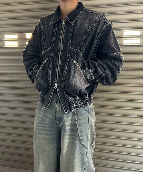 NYLAUS（ナイラス） デニムジャケット gジャン 「NYS」2026新作 カット