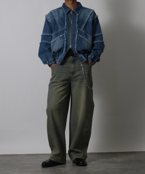 NYLAUS（ナイラス） デニムジャケット gジャン 「NYS」2026新作 カット
