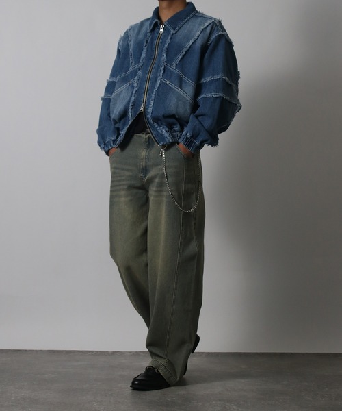 NYLAUS（ナイラス） デニムジャケット gジャン 「NYS」2026新作 カット
