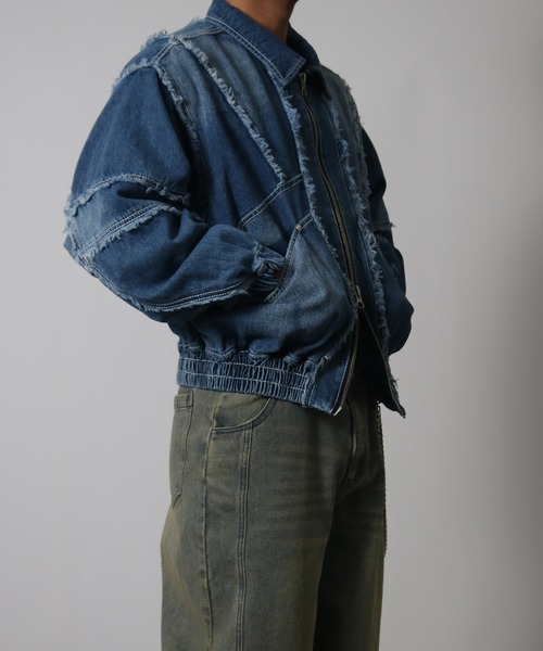 NYLAUS（ナイラス） デニムジャケット gジャン 「NYS」2026新作 カット