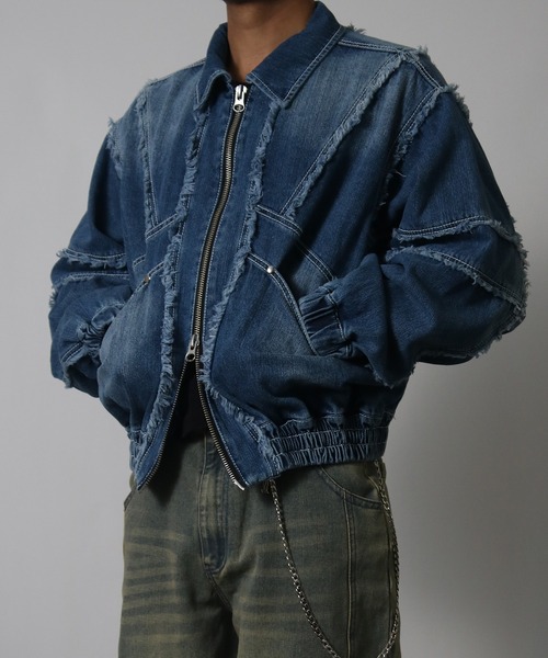 NYLAUS（ナイラス） デニムジャケット gジャン 「NYS」2026新作 カット