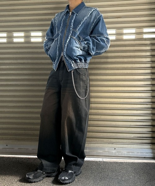NYLAUS（ナイラス） デニムジャケット gジャン 「NYS」2026新作 カット