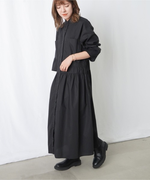 「LUCA/LADY LUCK LUCA」 長袖ワンピース FREE ブラック レディース_画像7