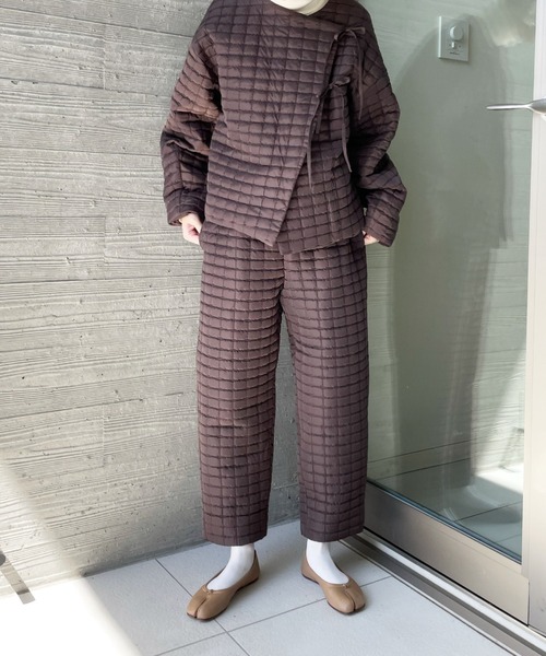 「PERNA」 イージーパンツ M ブラック レディース_画像9