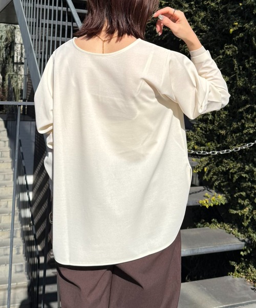 袖シアーロンT コラージュ　COLLAGE GALLARDAGALANTE COLLAGE GALLARDAGALANTE｜裾シアーロンT | Rakuten Fashion(楽天