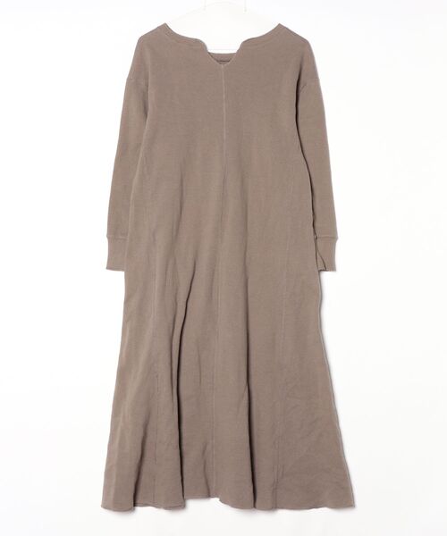 「AZUL ENCANTO」 長袖ワンピース SMALL ベージュ レディース_画像2