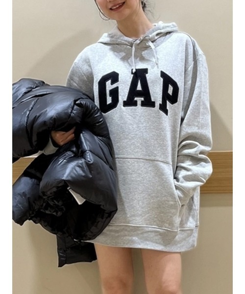 GAP（ギャップ） プルオーバーパーカー L ライトグレー メンズ