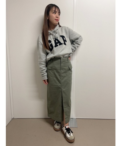 GAP（ギャップ） プルオーバーパーカー L ライトグレー メンズ