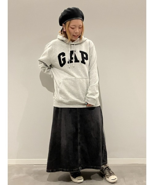 GAP（ギャップ） プルオーバーパーカー L ライトグレー メンズ