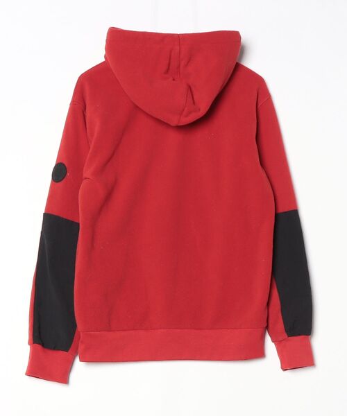 「American Eagle」 プルオーバーパーカー X-SMALL レッド レディース_画像2