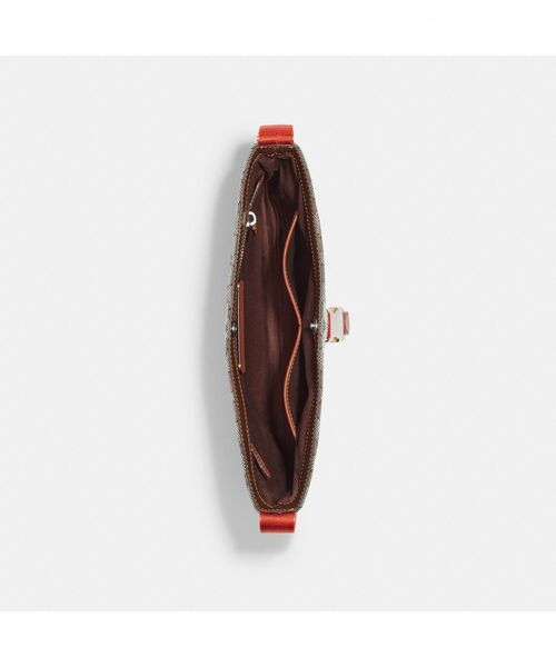 「COACH」 ショルダーバッグ ONE 赤銅色系余分の物 メンズ