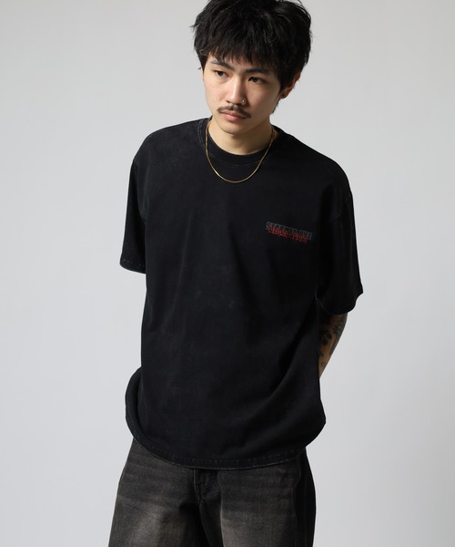 RE730 tシャツ 古着風ビンテージ半袖Tシャツ ホットフィックスロゴ