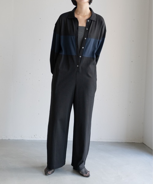 「hwyl」 オールインワン MEDIUM ブラック レディース_画像2