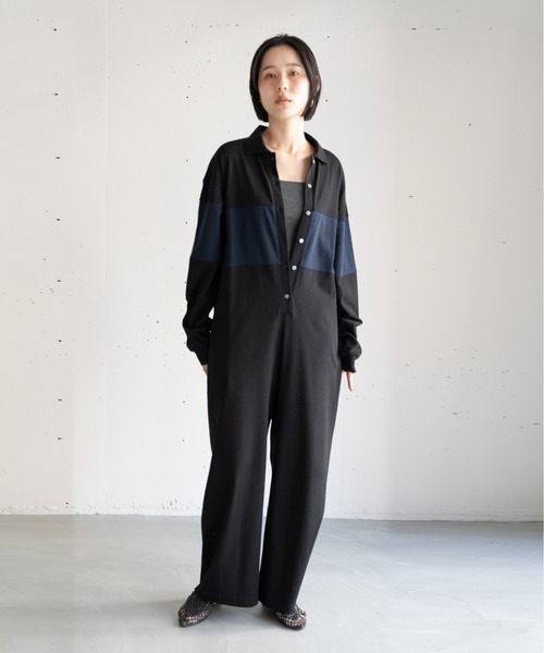 「hwyl」 オールインワン MEDIUM ブラック レディース_画像6