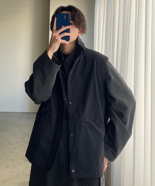 「WYM LIDNM」 ナイロンブルゾン M ブラック メンズ_画像7
