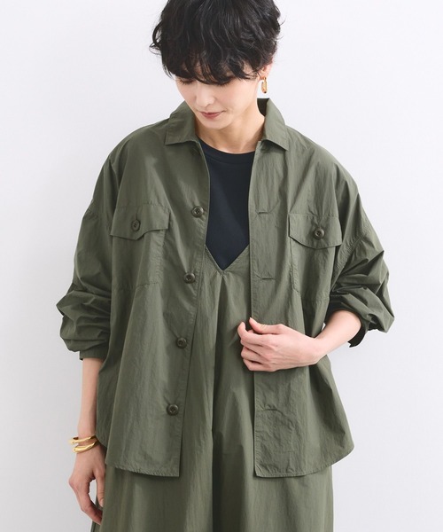 ブラウス シャツ BARNYARDSTORM / トラベルワークシャツ「撥水 / JAPAN FABRIC」 レディースの画像