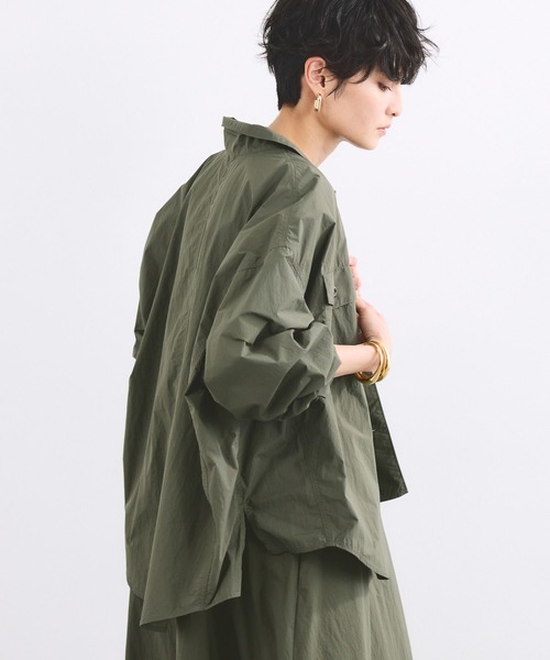 ブラウス シャツ BARNYARDSTORM / トラベルワークシャツ「撥水 / JAPAN FABRIC」 レディースの画像