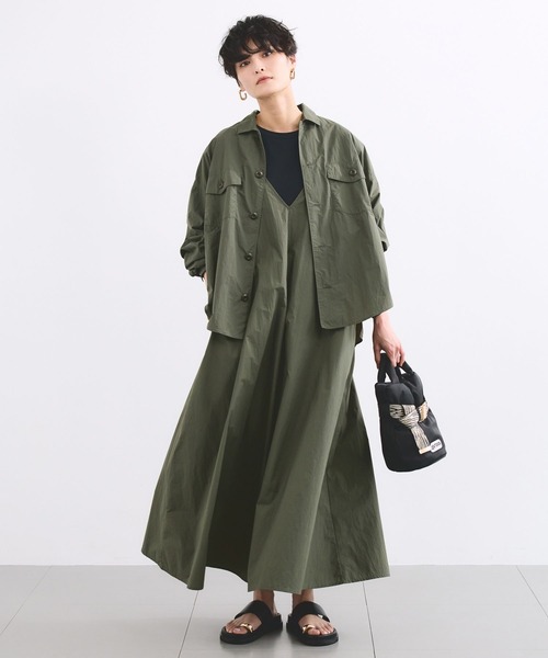 ブラウス シャツ BARNYARDSTORM / トラベルワークシャツ「撥水 / JAPAN FABRIC」 レディースの画像