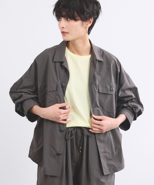 ブラウス シャツ BARNYARDSTORM / トラベルワークシャツ「撥水 / JAPAN FABRIC」 レディースの画像