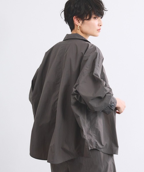 ブラウス シャツ BARNYARDSTORM / トラベルワークシャツ「撥水 / JAPAN FABRIC」 レディースの画像