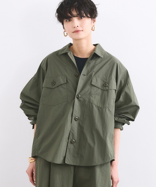 ブラウス シャツ BARNYARDSTORM / トラベルワークシャツ「撥水 / JAPAN FABRIC」 レディースの画像