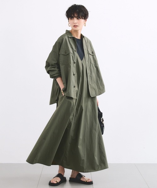 ブラウス シャツ BARNYARDSTORM / トラベルワークシャツ「撥水 / JAPAN FABRIC」 レディースの画像