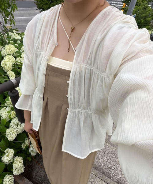 OLUN アレルギー対応 ネックレス nuance knot 2way necklace 