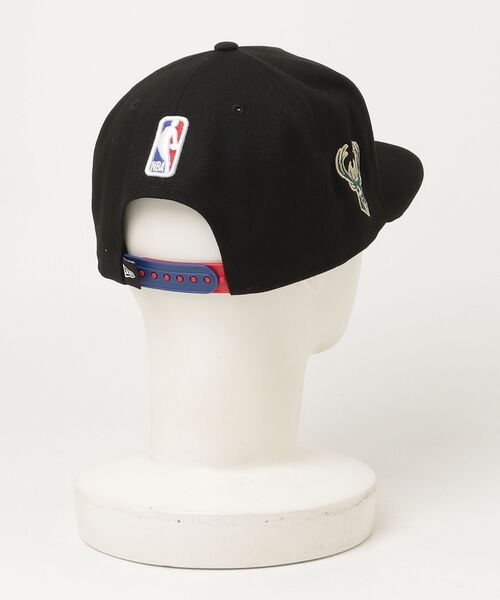 NBA ミルウォーキー　バックス　ニューエラ　キャップ　ブラック NEW ERA（ニューエラ） メッシュキャップ キャップ 帽子 メンズ
