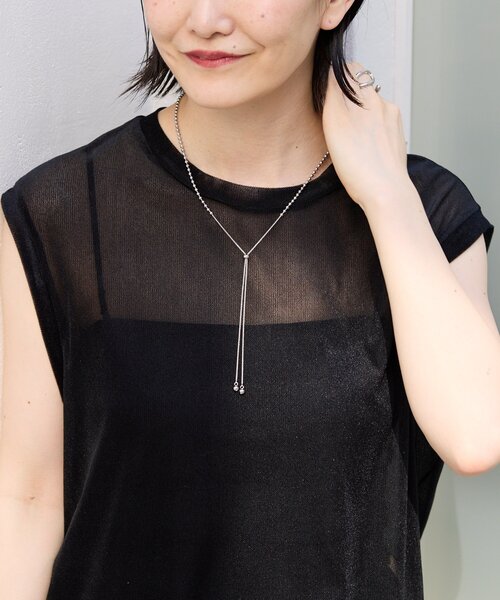 ear PAPILLONNER（イア パピヨネ） アレルギー対応 ネックレス 「金属 