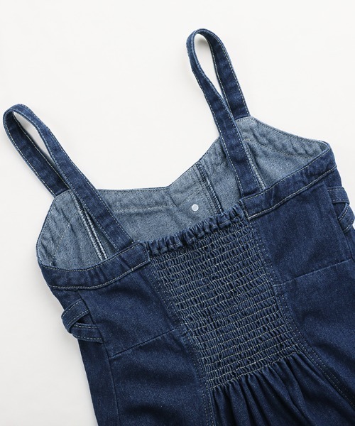 「COCOMOMO」 キャミソールワンピース X-LARGE ブラック レディース_画像8