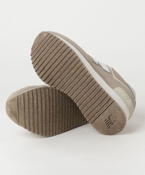 「New Balance」 ローカットスニーカー 23.0cm ベージュ レディース_画像3