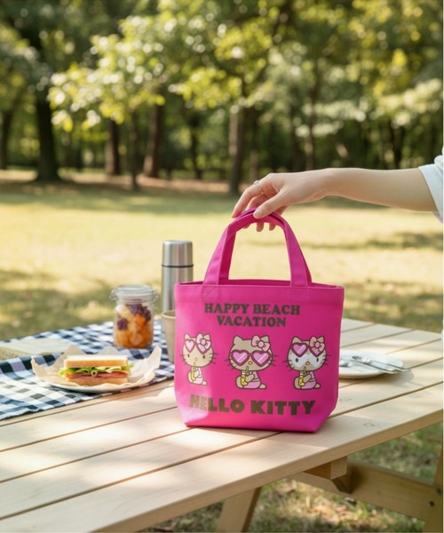 トートバッグ 小さめ 日焼けキティKITTY MINI LUNCH BAG レディース