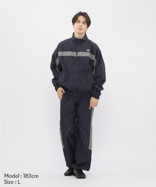 y.u.u メンズナイロンパンツ3本　サイズ48 umbro（アンブロ） ワイドパンツ パンツ ナイロンウーブンワイドパンツ