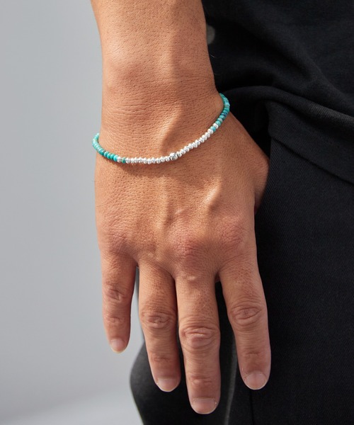 SunKu（サンク） ブレスレット Turquoise ＆ Silver Peace Hook