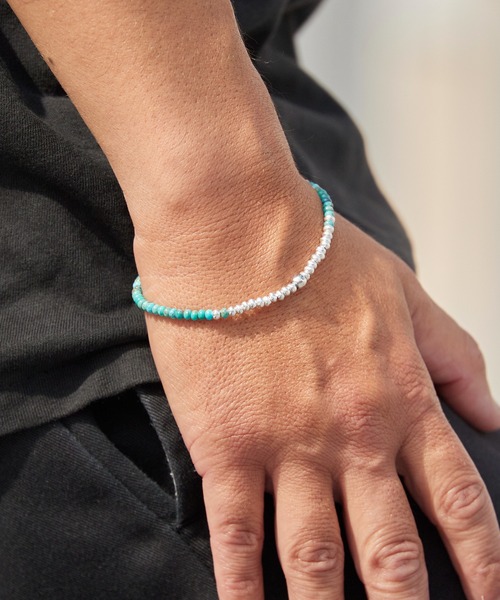 SunKu（サンク） ブレスレット Turquoise ＆ Silver Peace Hook