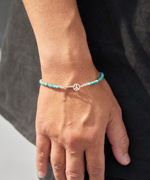 SunKu（サンク） ブレスレット Turquoise ＆ Silver Peace Hook