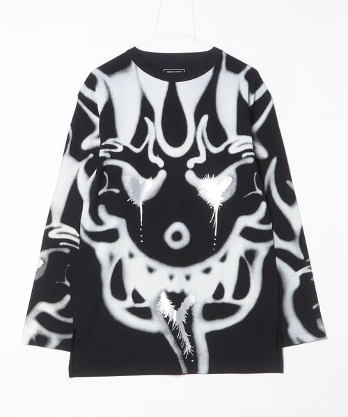 Y-3 tシャツ CHITO GRAPHIC LONG SLEEVE TEE メンズ レディース