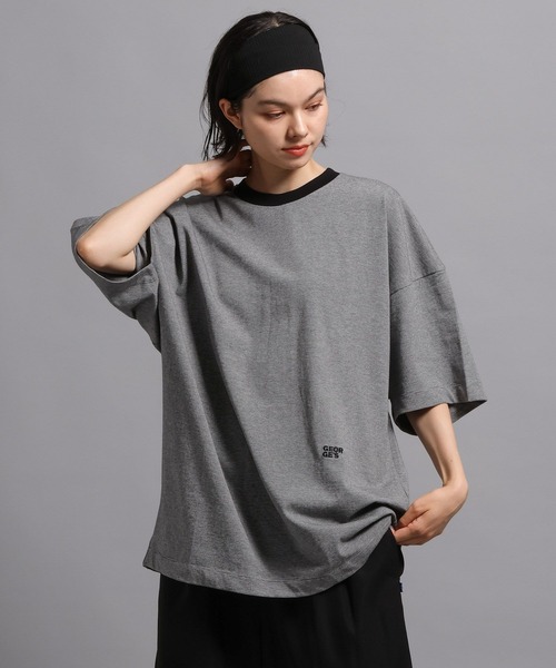 「GEORGE'S」 半袖Tシャツ MEDIUM ブルー メンズ_画像5